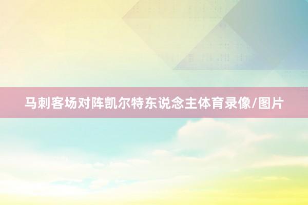 马刺客场对阵凯尔特东说念主体育录像/图片