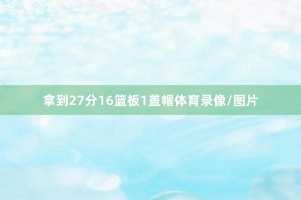 拿到27分16篮板1盖帽体育录像/图片