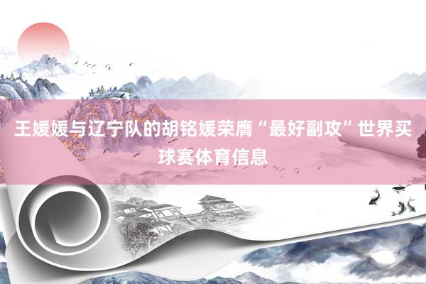 王媛媛与辽宁队的胡铭媛荣膺“最好副攻”世界买球赛体育信息