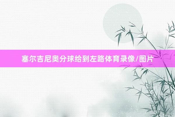 塞尔吉尼奥分球给到左路体育录像/图片