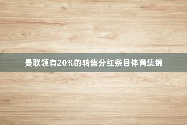 曼联领有20%的转售分红条目体育集锦