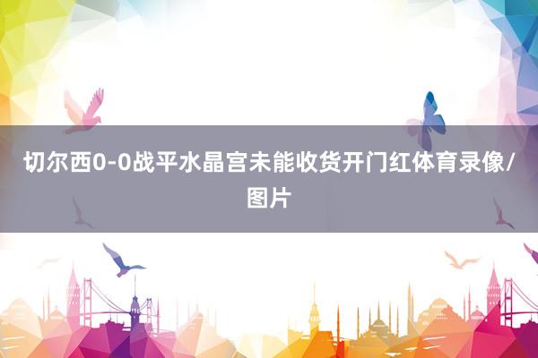 切尔西0-0战平水晶宫未能收货开门红体育录像/图片