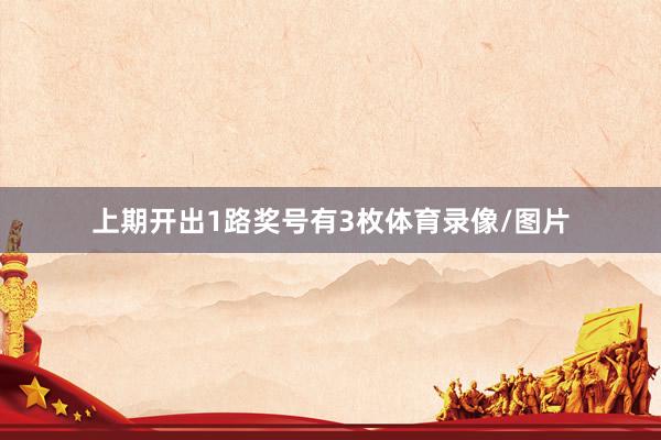 上期开出1路奖号有3枚体育录像/图片