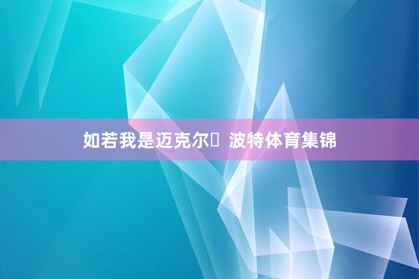 如若我是迈克尔・波特体育集锦