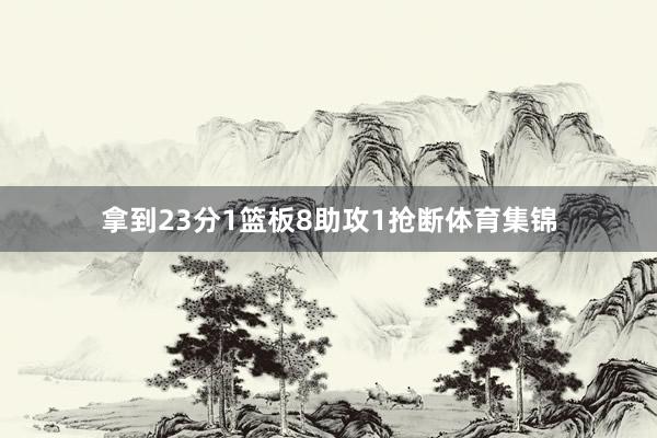 拿到23分1篮板8助攻1抢断体育集锦