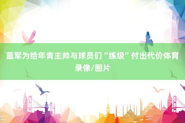 蓝军为给年青主帅与球员们“练级”付出代价体育录像/图片