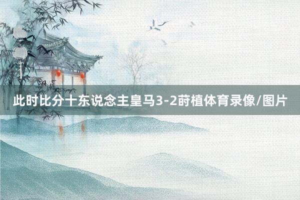 此时比分十东说念主皇马3-2莳植体育录像/图片