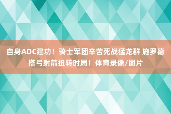 自身ADC建功！骑士军团辛苦死战猛龙群 施罗德搭弓射箭扭转时局！体育录像/图片