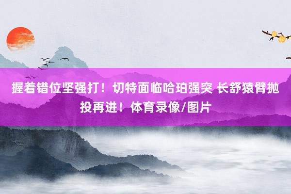 握着错位坚强打！切特面临哈珀强突 长舒猿臂抛投再进！体育录像/图片